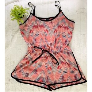Sparkle And Fade Spaghetti Strap Romper Large